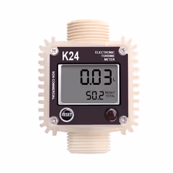 K24 Turbine Oil Fuel Flow Meter Gauge For Chemicals Liquid Water