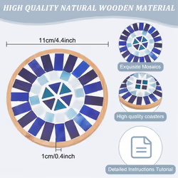 1 Set DIY Mosaic Craft Kit for Adults Beginner