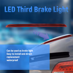 Car LED Third Brake Light Assembly Brake Rear Tail Light For A6