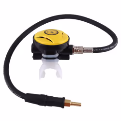 Scuba Diver Regulator Snorkel Equipment Pressure Reducer 2Nd-Yellow