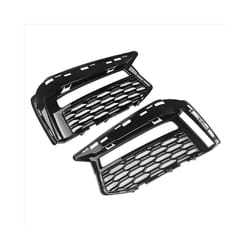 1Pair Front Lower Mesh Grille Fog Light Cover For 5' G30 G31