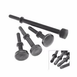 4Pc Air Hammer Air Chisel Hard Steel Solid Impact Hammer