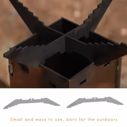 Foldable Wood Burning Stove for Outdoor