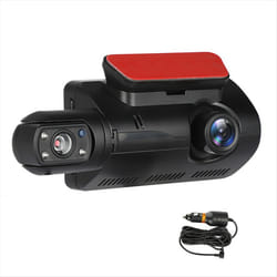 Dual Dash Cam Front and Inside 1440P+1080P Car Black Box Dash Camera