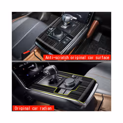 Car Central Gear Panel Control Panel Decal Interior Modification