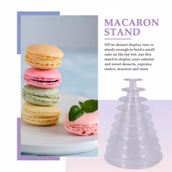 10 Tier Cupcake Holder Stand Round Macaron Display for Decor