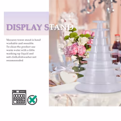 10 Tier Cupcake Holder Stand Round Macaron Display for Decor