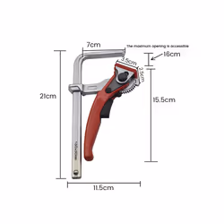 Ratchet Table Clamp Quick Release Bar Clamp Steel Clamping