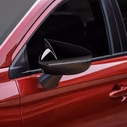 1Pair Car Exterior Rearview Door Mirror Cover A