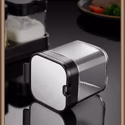 Glass Storage Jars Spice Containers Set with Stainless Steel Lids