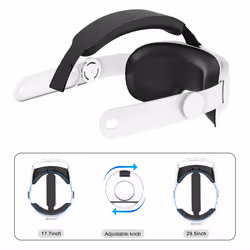 Sponge Headwear Adjustable Headband VR Accessories-Black