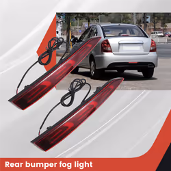 for Accent 2017-2019 LED Rear Bumper Brake Light Fog Light