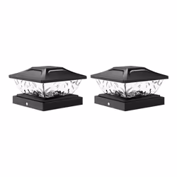 Outdoor Fence Post Cap Light Wateproof Villa Column Lamp A