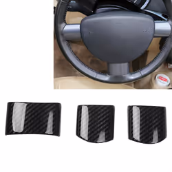 Car Steering Wheel Trim Frame Stickers Cover for LHD