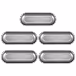5 Pcs Carbon Steel Sausage Molds Pan for DIY Homemade Bread Tool