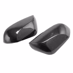 Car Carbon Fiber Rearview Side Mirror Cover Trim for C-
