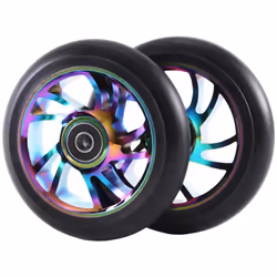 2Pcs 110 mm Colorful Aluminium Stunt Scooter Wheels Scooter Scooter