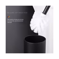 Toilet Brush and Holder Set Bathroom Cleaning Brush Household-Gold