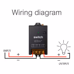 Remote Control Switch, 40A Relay, Wireless RF Switch