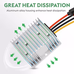 20A 240W Golf Cart DC 18V 20V 24V 36V 48V to DC 12V Converter
