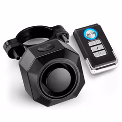 USB Rechargeable Bike Alarm with Remote, 110DB Loud Security Alarm