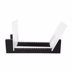 Vinyl Record Storage -Vinyl LP Record Rack 13.7 Inches Long (Black)