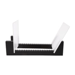 Vinyl Record Storage -Vinyl LP Record Rack 13.7 Inches Long (Black)