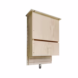 Large Outdoor Bat House, Wooden Box, Untreated Spiral Bat House, A
