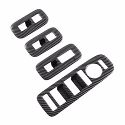 For LHD Car Window Lift Switch Buttons Cover Trim Accessories