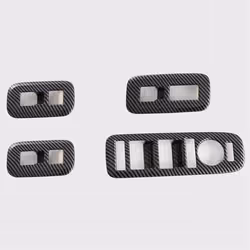 For LHD Car Window Lift Switch Buttons Cover Trim Accessories