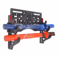Velvet Sword Wall Sword Holder for Katana Wakizashi (3 Tier Dragon )