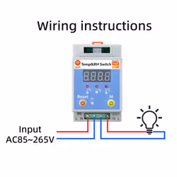 20A Tuya WiFi Temperature Humidity Switch Timer APP Control