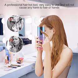 Automatic Curling Iron, Rotating Curling Wave Wand Styling Tool
