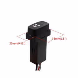 Car Music Adapter Panel Installation AUX Output Use for