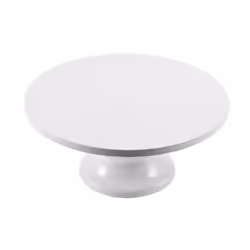 12 Inch Iron Round Cake Stand Plate Pedestal Dessert Holder-White