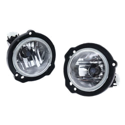 1 Pair LED Fog Light Front Bumper Fog Lamp Bulb Clear Lens