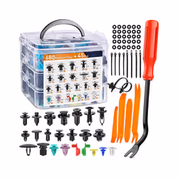 725Pcs Car Push Retainer Clips & Auto Fasteners Assortment