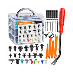 725Pcs Car Push Retainer Clips & Auto Fasteners Assortment