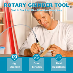 Rotary Grinder Tool Flexible Flex Shaft Fits + 0.3-6.5mm For