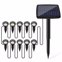 10 in 1 Solar Lights Outdoors Waterproof for Garden Path Pool Decor