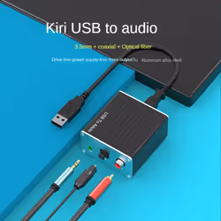 USB External Sound Card Power-Free Coaxial Audio Converter Computer