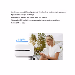 4G LTE Wireless Router 150Mbps WiFi3 Portable Modem Mobile Wifi A