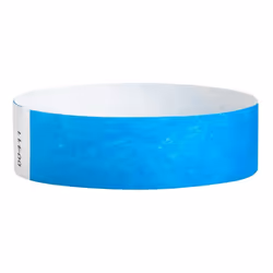500 Pcs Paper Wristbands Neon Event Wristbands (Blue)