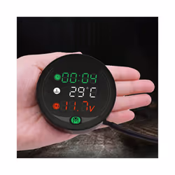 5 in 1 Motorcycle Water Temperature Meter with Temperature Sensor