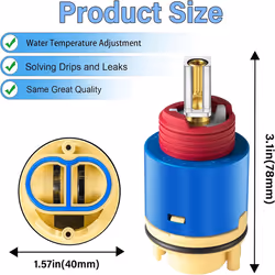 -40 Shower Core Replacement,40mm Ceramic Pressure Balance