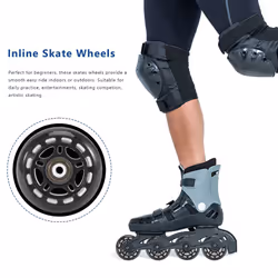 8 Pack Inline Skate Wheels with Bearings Wheels 70mm