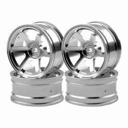 4P Aluminum Alloy6 Spoke Wheel Rim,Silver