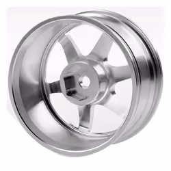 4P Aluminum Alloy6 Spoke Wheel Rim,Silver