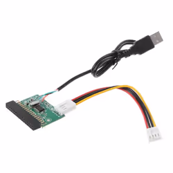 1.44Mb 3.5Inch Floppy Drive Connector 34 Pin to USB Cable Adapter