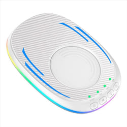 Mouse Mover Undetectable with Timer, Silent Mouse Jiggler, White